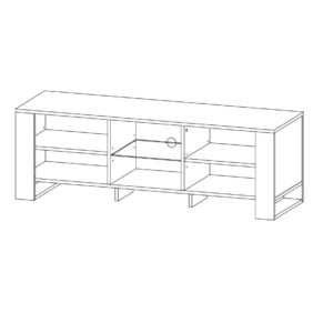 Тумба ТВ 2Д Олд Вуд