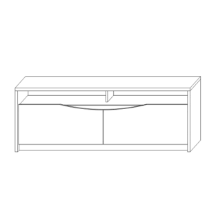 Тумба ТВ 2Ш Селена