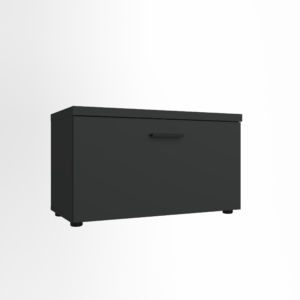 Тумба 1Д Модена антрацит/дуб вікінг