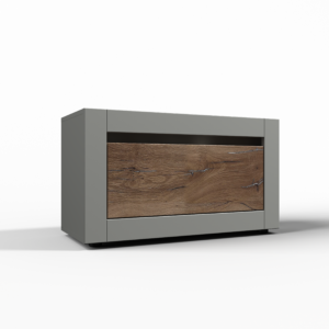 Тумба 1Д Катанія шиншила сіра/дуб флагшток